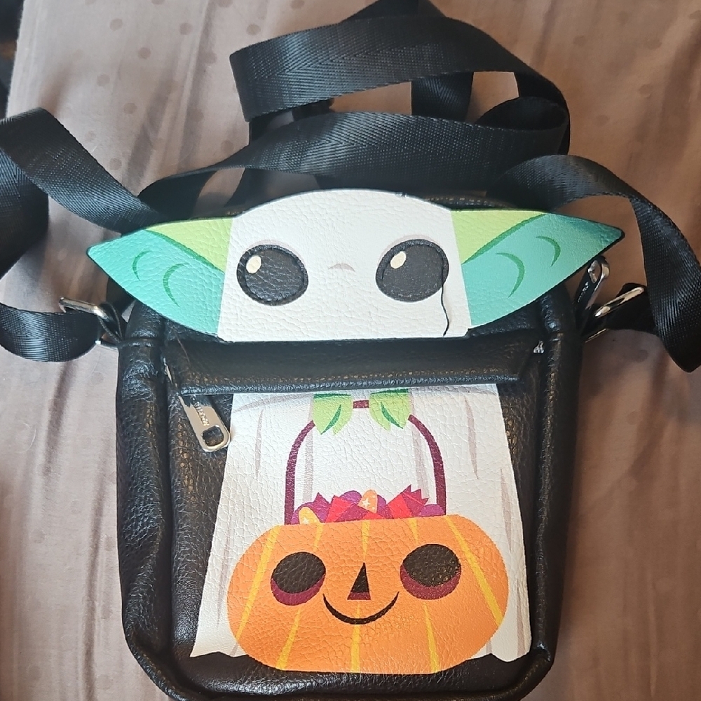 Kids Costume Bag with Green and Black Design
